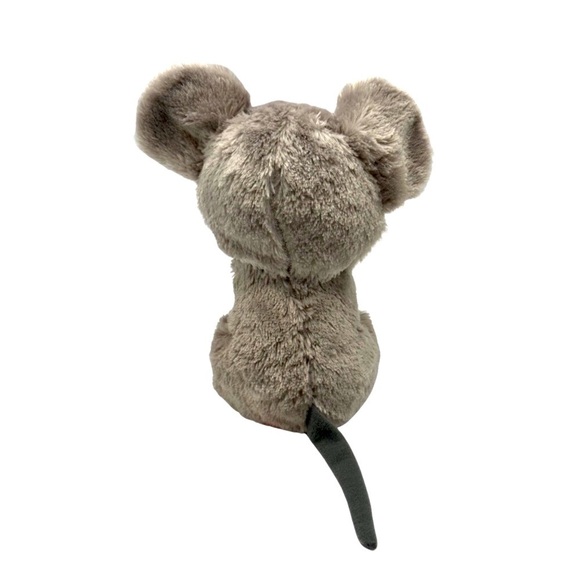 New TY‎ Beanie Boos Squeaker the Gray Mouse With Cheese 6 inch - Picture 3 of 6